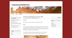 Desktop Screenshot of cinnamonrollreview.com